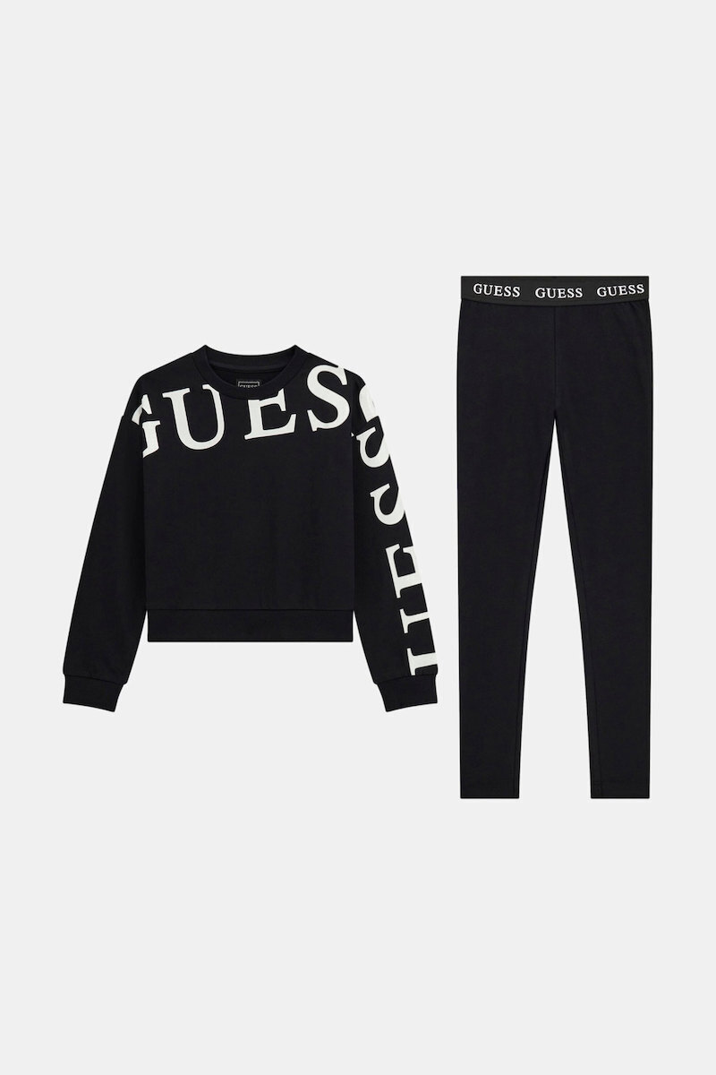 ΠΑΙΔΙΚΟ SET LS ACTIVE TOP+LEGGINGS INDIA  GUESS J4YG01KA6R4-GU0/JBLK - Image 1