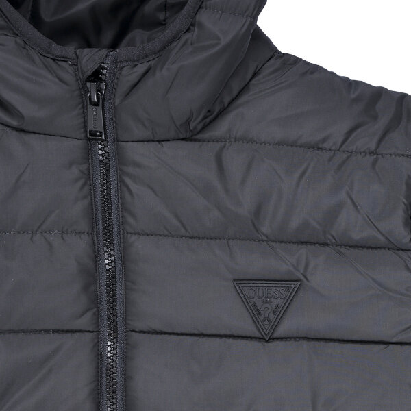 ΠΑΙΔΙΚΟ  ΜΠΟΥΦΑΝ UNISEX HOODED LS PADDED PUFFER W/ZIP CHINA GUESS H4BJ10WCFM0-GU0/JBLK - Image 3