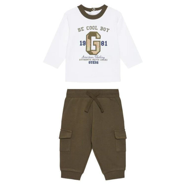 ΒΡΕΦΙΚΟ ΣΕΤ  LS T-SHIRT + CARGO JOGGER  GUESS I5YG06K8HM4-GU0/G011 - Image 1