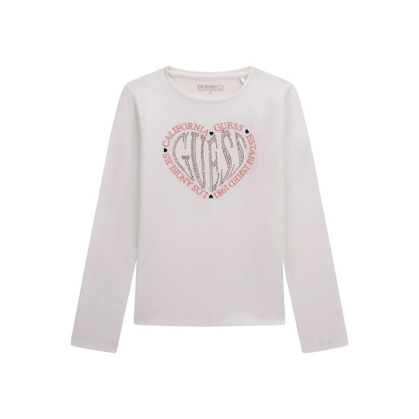 20250912155136_guess_paidiki_mplouza_makrymaniki_leyko_j5yi38k6yw4_g011 ΠΑΙΔΙΚΗ ΜΠΛΟΥΖΑ LS T-SHIRT GUESS J5YI38K6YW4-GU0/G011 - Image 1