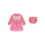 ΒΡΕΦΙΚΟ ΦΟΡΕΜΑ MIXED FABRIC DRESS+PANTIE GUESS A5YK00KB8R0-GU0/G6N3