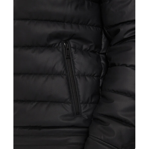 ΑΝΔΡΙΚΟ ΜΠΟΥΦΑΝ LOGO STRETCH PADDED PU JACKET GUESS M4YL16WFHD0-JBLK - Image 5