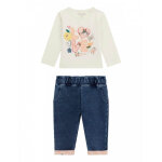 ΒΡΕΦΙΚΟ ΣΕΤ LS T-SHIRT+KNIT DENIM PANT  GUESS A5YG06K6YW4-GU0/G012