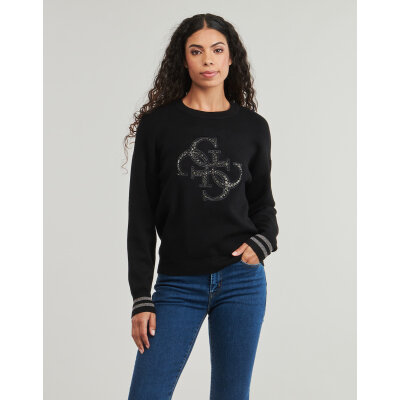 ΓΥΝΑΙΚΕΙΟ ΠΛΕΚΤΟ LS CN SYLVIE LOGO SWTR GUESS W5BR42Z26I2-GU0/JBLK