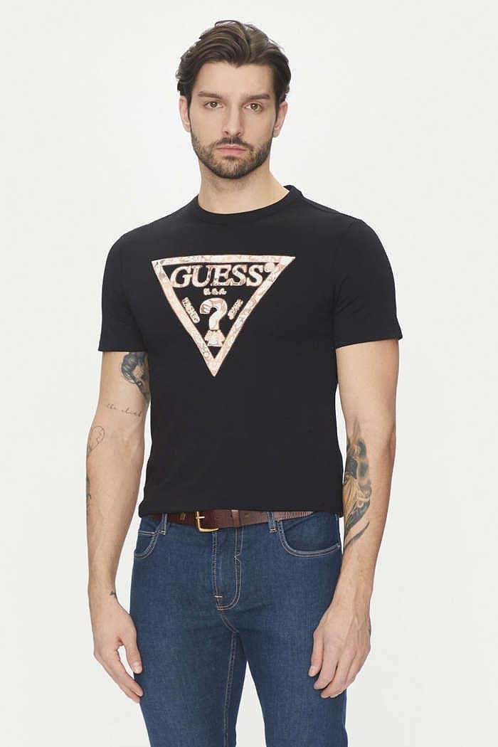 20251027153324_guess_t_shirt_mayri_m5bi06i3z14_jblk ΑΝΔΡΙΚΗ ΜΠΛΟΥΖΑ CN LS SLEEVES LOGO TEE GUESS M5BI06I3Z14-JBLK - Image 1