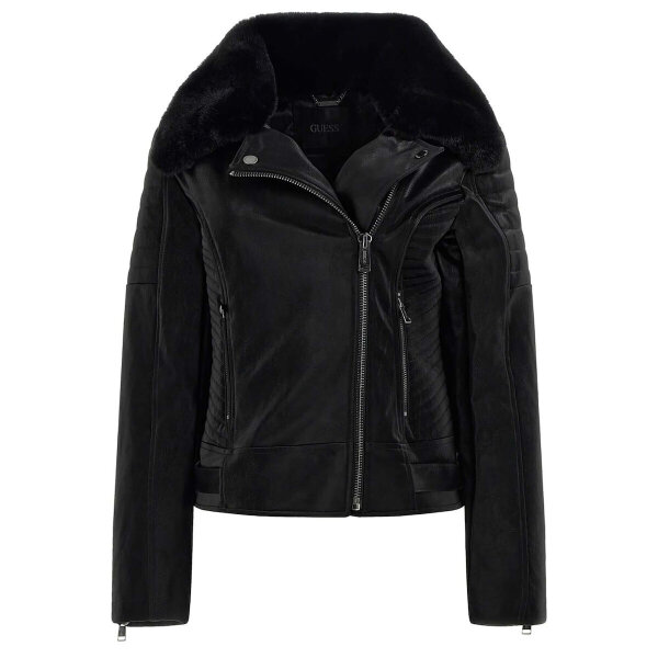 ΓΥΝΑΙΚΕΙΟ ΜΠΟΥΦΑΝ DARCEY BIKER JACKET  GUESS W5BL35W2820-GU0/JBLK - Image 5