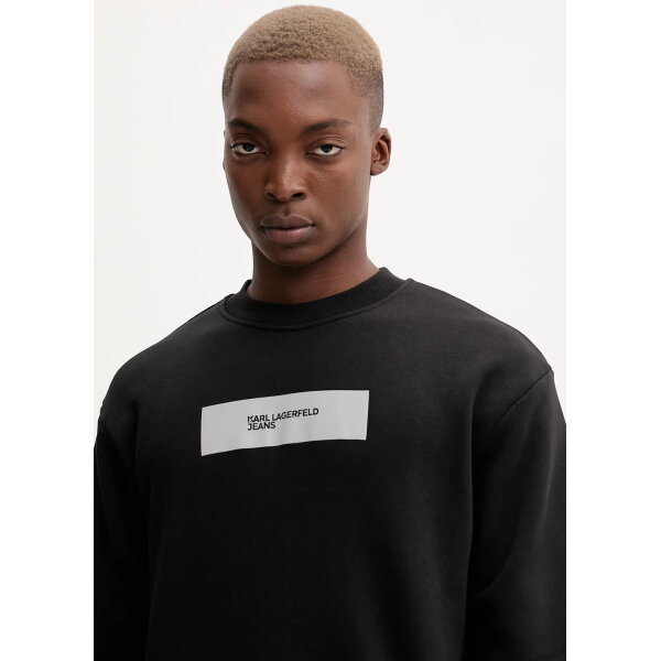 Ανδρική Μπλούζα KARL LAGERFELD JEANS  A4M20017 Μαύρο - Image 3