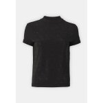 ΓΥΝΑΙΚΕΙΑ ΜΠΛΟΥΖΑ  SS MOCK NECK ALL OVER 4G TEE GUESS W4BI26J1314-JBLK