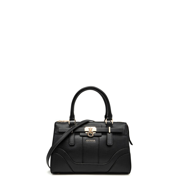 7621806200475_photo1 ΓΥΝΑΙΚΕΙΑ ΤΣΑΝΤΑ GREYSON II SMALL SATCHEL GUESS HWBG9206050-BLA - Image 1