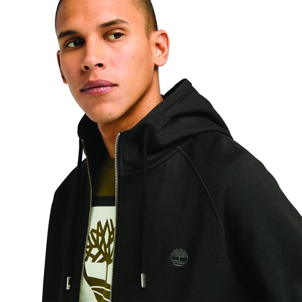 A2BNBX65_3 ΑΝΔΡΙΚΗ ΖΑΚΕΤΑ Exeter River Brushed Back Full Zip Regular  TIMBERLAND ΜΑΥΡΟ TB0A2BNBX651 - Image 3