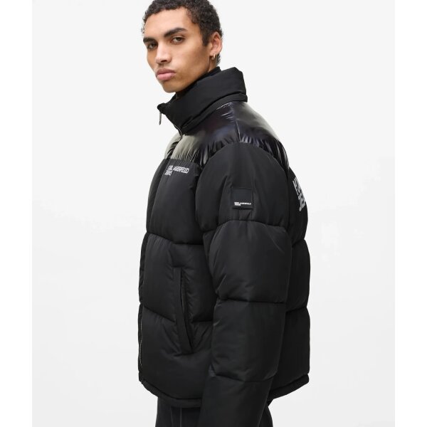 Ανδρικό Μπουφάν KARL LAGERFELD JEANS  A4M15031 Μαύρο - Image 3