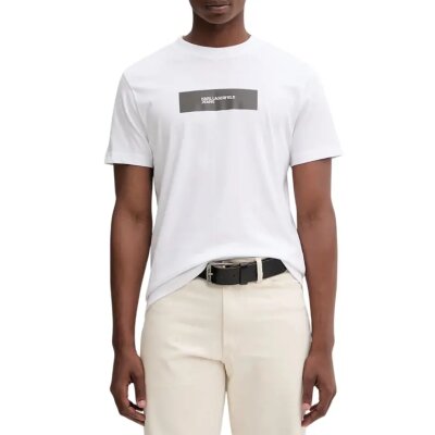 Ανδρική Μπλούζα Slim Reflective KARL LAGERFELD JEANS  A4M17019 Λευκό