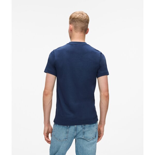 Ανδρική Μπλούζα Slim Outline KARL LAGERFELD JEANS  A4M17020 BLACK IRIS - Image 3