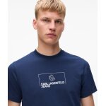 Ανδρική Μπλούζα Slim Outline KARL LAGERFELD JEANS  A4M17020 BLACK IRIS - Image 2