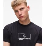 Ανδρική Μπλούζα Slim Outline KARL LAGERFELD JEANS A4M17020 Μαύρο - Image 3