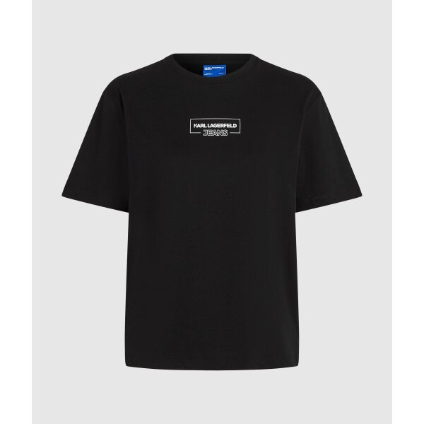 ΓΥΝΑΙΚΕΙΑ ΜΠΛΟΥΖΑ REG OUTLINE LOGO Karl Lagerfeld ΜΑΥΡΟ A4W17003-999 - Image 4