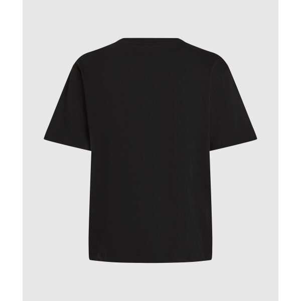 ΓΥΝΑΙΚΕΙΑ ΜΠΛΟΥΖΑ REG OUTLINE LOGO Karl Lagerfeld ΜΑΥΡΟ A4W17003-999 - Image 5