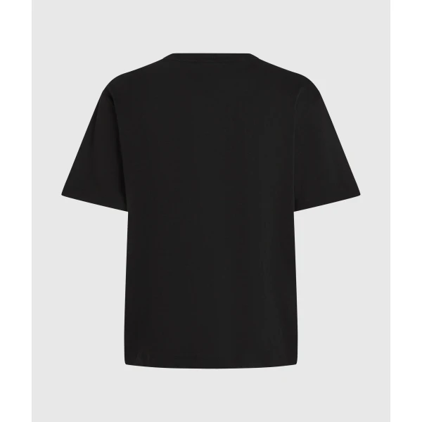 ΓΥΝΑΙΚΕΙΑ ΜΠΛΟΥΖΑ REG OUTLINE LOGO Karl Lagerfeld ΜΑΥΡΟ A4W17003-999 - Image 5