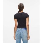 ΓΥΝΑΙΚΕΙΑ ΜΠΛΟΥΖΑ SLIM STUDDED Karl Lagerfeld ΜΑΥΡΟ A4W17018-999 - Image 2