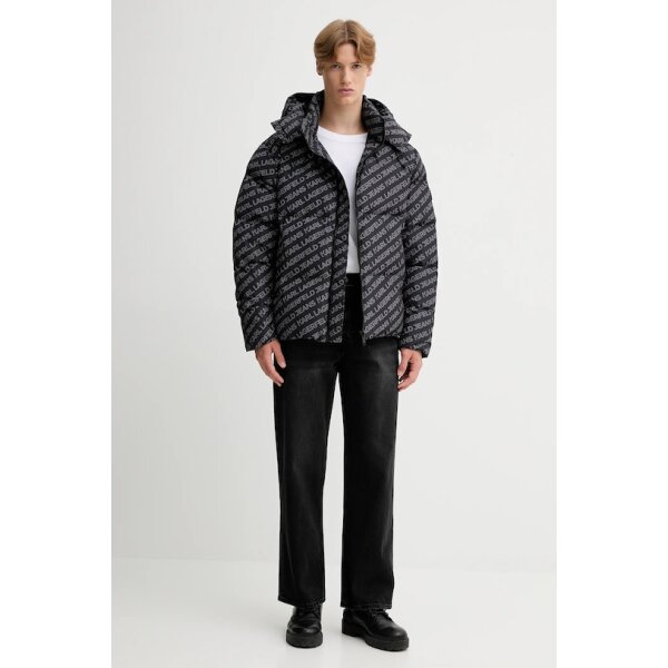 Ανδρικό Μπουφάν KARL LAGERFELD JEANS  A4M15062 Μαύρο - Image 2