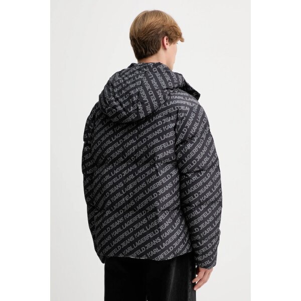 Ανδρικό Μπουφάν KARL LAGERFELD JEANS  A4M15062 Μαύρο - Image 3