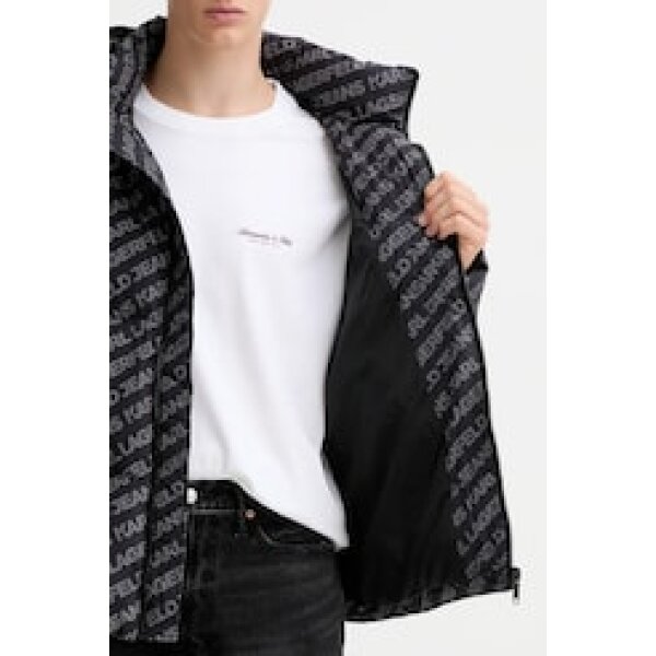 Ανδρικό Μπουφάν KARL LAGERFELD JEANS  A4M15062 Μαύρο - Image 6