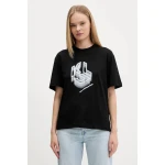 ΓΥΝΑΙΚΕΙΑ ΜΠΛΟΥΖΑ REG BLURRED MONOGRAM Karl Lagerfeld ΜΑΥΡΟ A4W17005-999