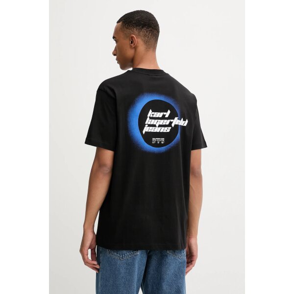 Ανδρική Μπλούζα REG ECLIPSE KARL LAGERFELD JEANS  A4M17024 μαύρο - Image 2