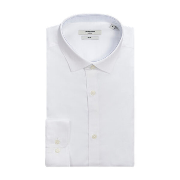 Ανδρικό πουκάμισο SLIM FIT JPRBLACARDIFF  JACK AND JONES 12201905 λευκό - Image 2