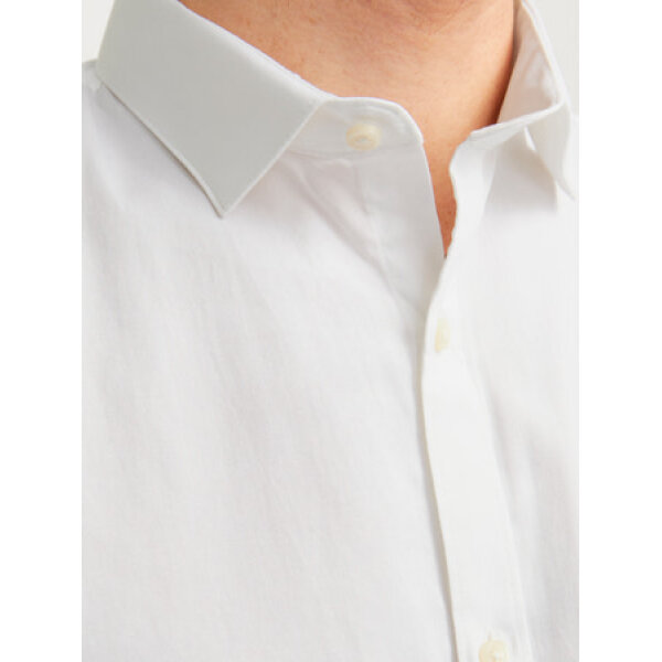 Ανδρικό πουκάμισο SLIM FIT JPRBLACARDIFF  JACK AND JONES 12201905 λευκό - Image 4