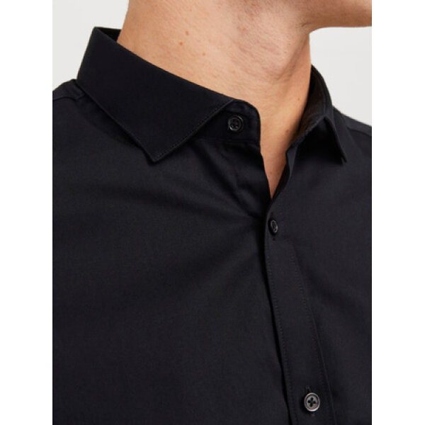 Ανδρικό πουκάμισο SLIM FIT JPRBLACARDIFF  JACK AND JONES 12201905 μαύρο - Image 5