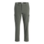 Ανδρικό παντελόνι CARGO JPSTACE ARTHUR DOBBY SN JACK AND JONES 12282388 χακί - Image 5