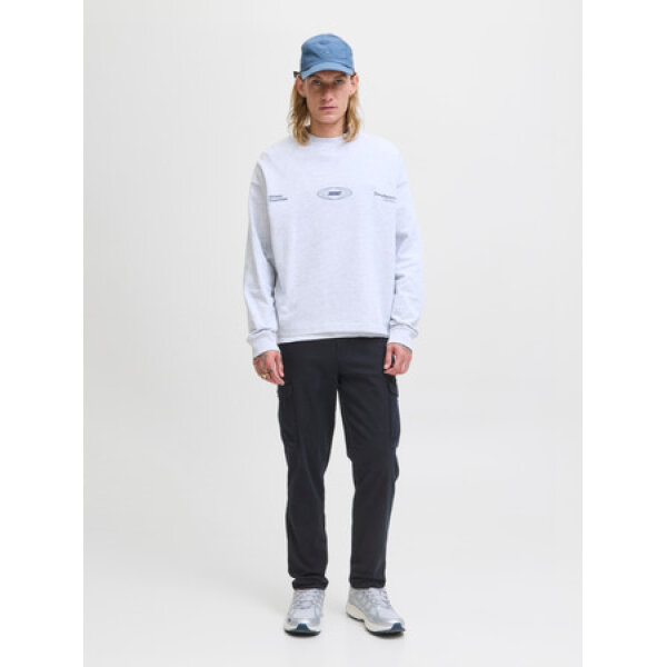 Ανδρικό παντελόνι CARGO JPSTACE ARTHUR DOBBY SN JACK AND JONES 12282388 μπλε - Image 1