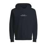 Ανδρική φούτερ με κουκούλα JPRBLACASPER JACK & JONES 12288086 μαύρο