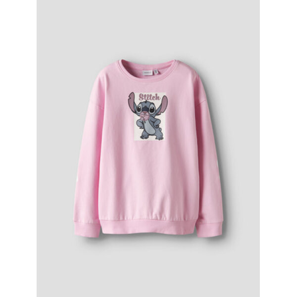 F_13247080_M_4834647_Front ΠΑΙΔΙΚΗ ΜΠΛΟΥΖΑ STITCH ΡΟΖ ΚΟΡΙΤΣΙ NAME IT 13247080 - Image 1