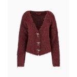 ΓΥΝΑΙΚΕΙΟ ΠΛΕΚΤΟ LS VN TOMIKO BOW BUTTON CARDI GUESS W5BR91Z3JI2-G596 - Image 5