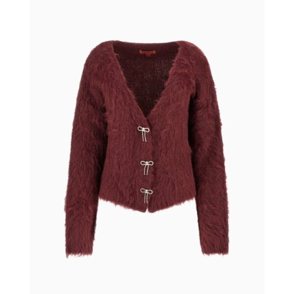 ΓΥΝΑΙΚΕΙΟ ΠΛΕΚΤΟ LS VN TOMIKO BOW BUTTON CARDI GUESS W5BR91Z3JI2-G596 - Image 5