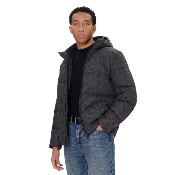 ΑΝΔΡΙΚΟ ΜΠΟΥΦΑΝ ALLOVER LOGO PUFFA GUESS M5BL2DW2752-PJ3H - Image 6