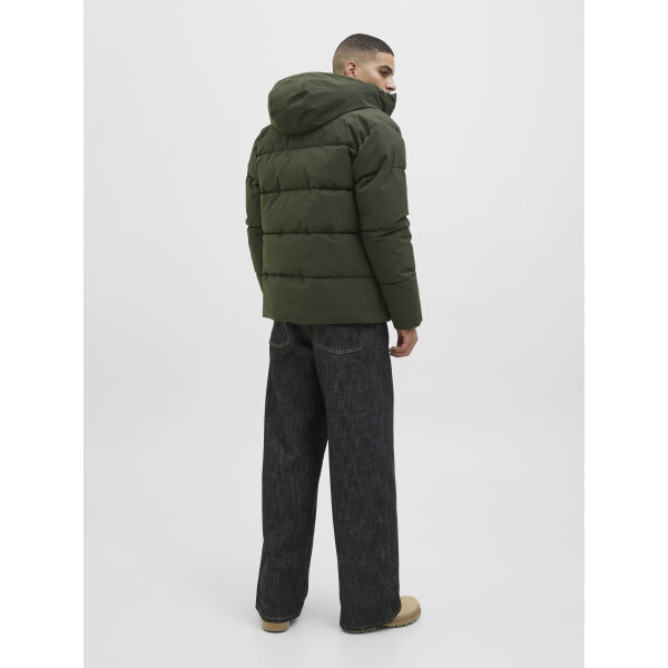 ΑΝΔΡΙΚΟ ΜΠΟΥΦΑΝ JJGLOBAL PUFFER JACKET JACK AND JONES ΧΑΚΙ 12283517 - Image 4