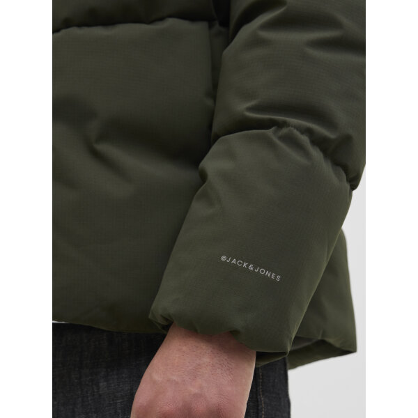 ΑΝΔΡΙΚΟ ΜΠΟΥΦΑΝ JJGLOBAL PUFFER JACKET JACK AND JONES ΧΑΚΙ 12283517 - Image 6