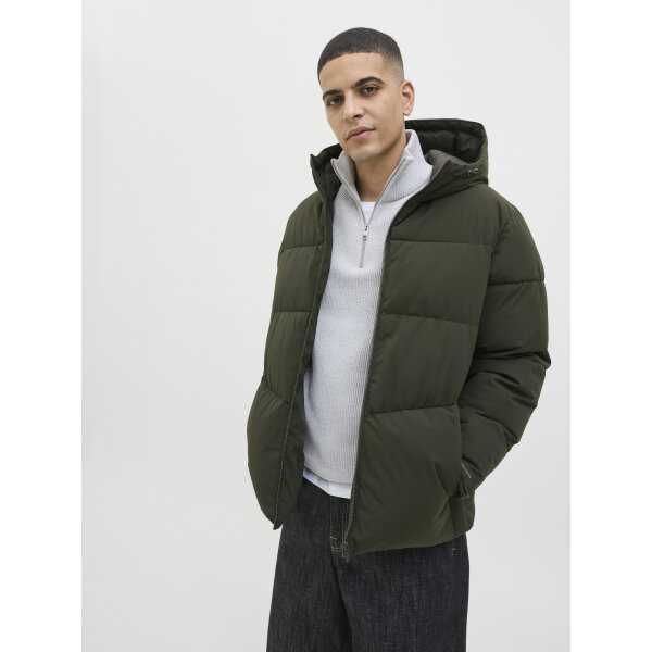 ΑΝΔΡΙΚΟ ΜΠΟΥΦΑΝ JJGLOBAL PUFFER JACKET JACK AND JONES ΧΑΚΙ 12283517 - Image 8