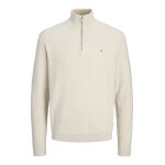 ΑΝΔΡΙΚΟ ΠΟΥΛΟΒΕΡ JPRBLUREX KNIT HALF ZIP LNJACK AND JONES ΕΚΡΟΥ 12284355