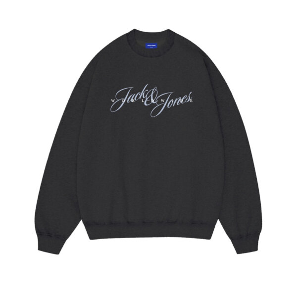 ΑΝΔΡΙΚΟ ΦΟΥΤΕΡ ΜΑΥΡΟ JORINWOOD SWEAT CREW NECK FST PLS JACK AND JONES 12288166 - Image 1