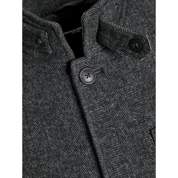 ΑΝΔΡΙΚΟ ΠΑΛΤΟ JJEMELTON WOOL COAT SNJACK AND JONES ΓΚΡΙ 12258672 - Image 3