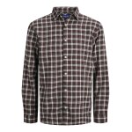 ΑΝΔΡΙΚΟ ΠΟΥΚΑΜΙΣΟ JORJOSHUA FLANNEL CHECK JACK AND JONES ΜΠΟΡΝΤΩ 12260776