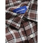 ΑΝΔΡΙΚΟ ΠΟΥΚΑΜΙΣΟ JORJOSHUA FLANNEL CHECK JACK AND JONES ΜΠΟΡΝΤΩ 12260776 - Image 3