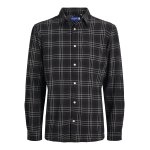 ΑΝΔΡΙΚΟ ΠΟΥΚΑΜΙΣΟ JORJOSHUA FLANNEL CHECK JACK AND JONES ΜΑΥΡΟ 12260776