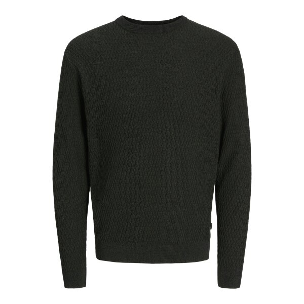 JACK&JONES_FallWinter2025_4844981_12283381 ΑΝΔΡΙΚΟ ΠΟΥΛΟΒΕΡ JPRBLAREAGAN KNIT CREW NECK LN JACK AND JONES ΑΝΘΡΑΚΙ 12283381 - Image 1