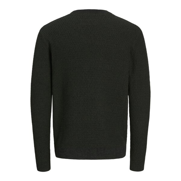 ΑΝΔΡΙΚΟ ΠΟΥΛΟΒΕΡ JPRBLAREAGAN KNIT CREW NECK LN JACK AND JONES ΑΝΘΡΑΚΙ 12283381 - Image 3