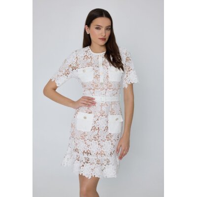 Δαντελένιο Φόρεμα Serena MIND MATTER MML25-01-07-025_WHITE